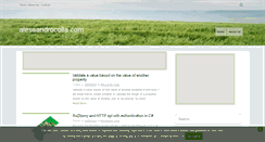 Desktop Screenshot of alessandrocolla.com